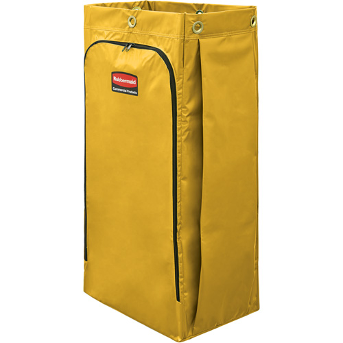 Executive Vinyl Bag for High-Capacity Janitorial Cleaning Carts Auto-Cam