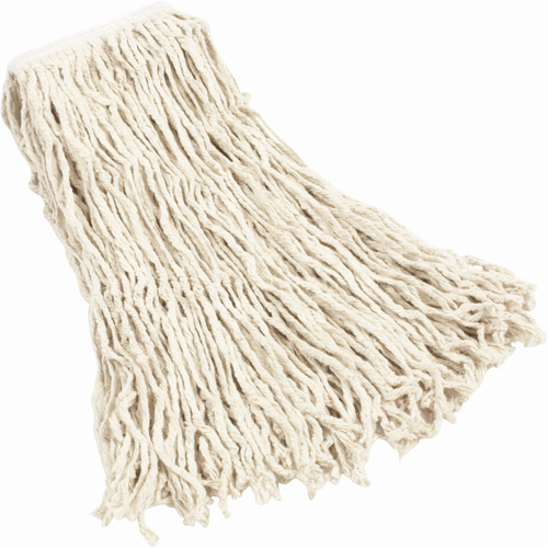 Economy Wet Mop, Cotton, 20 oz., Cut Style Auto-Cam