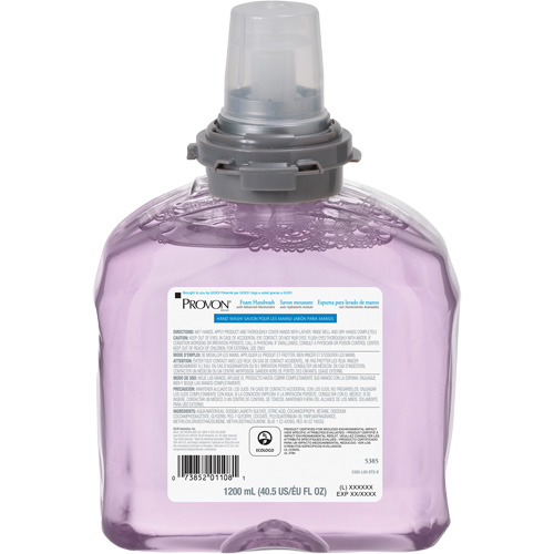 Savon pour les mains aux canneberges avec hydratants am&eacute;lior&eacute;s pour distributeur PROVON TFX, Mousse, 1200 ml, Parfum&eacute; Auto-Cam
