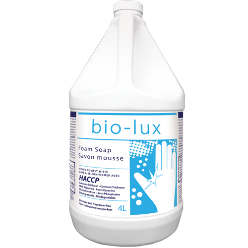 Bio-Lux Antimicrobial Soap, Foam, 4 L, Unscented Auto-Cam