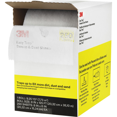 &eacute;poussi&eacute;reur Easy Trap, Microfibre, Blanc Auto-Cam