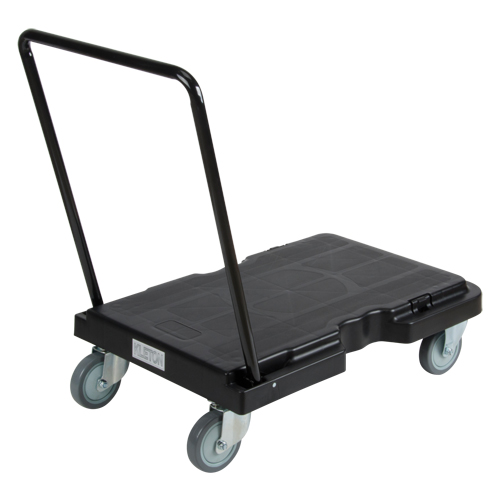 Chariot, 31-3/4" lo x 20-1/2" la, 500 lb cap, Roues Caoutchouc Auto-Cam
