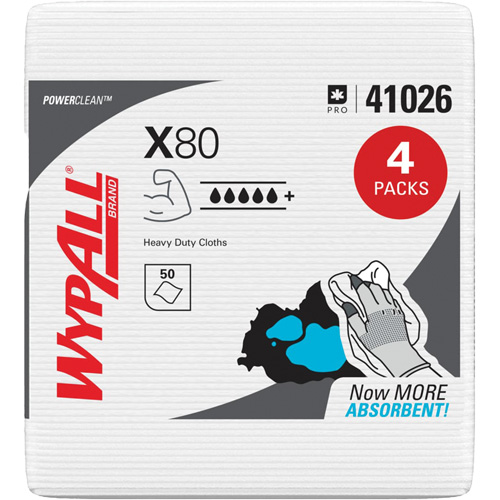 Essuie-tout X80, Robuste, 12-1/2" lo x 12" la Auto-Cam