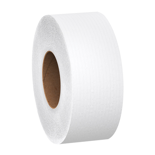 Scott&reg; JRT Jr. Toilet Paper, Jumbo Roll, 2 Ply, 1000' Length, White Auto-Cam