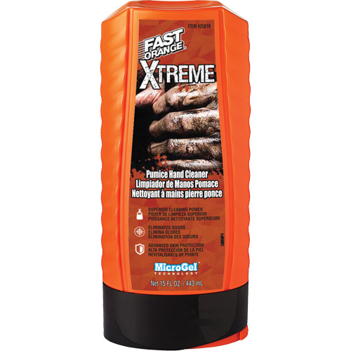 Nettoyant professionnel pour les mains Xtreme, Pierre ponce, 443 ml, Bouteille, Orange Auto-Cam