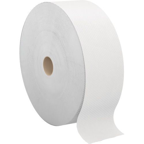 Pro Perform Toilet Paper, Jumbo Roll, 2 Ply, 1250' Length, White Auto-Cam