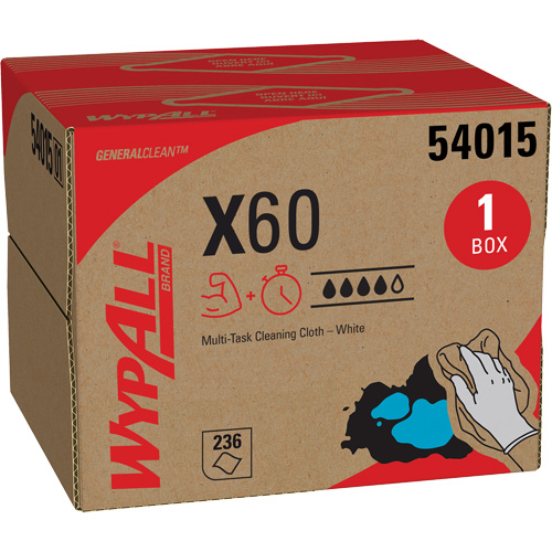 Chiffons X60, Tout usage, 16-3/4" lo x 11" la Auto-Cam