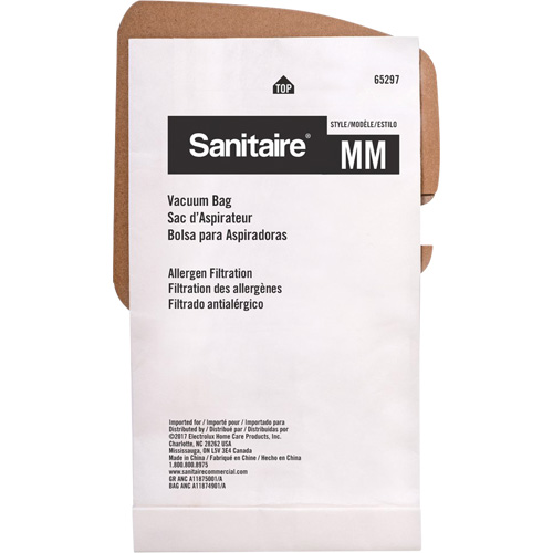 Sac d'aspirateur standard, 1 gal. US Auto-Cam