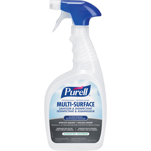 Professional Multi-Surface Sanitizer & Disinfectant, 946 ml, Trigger Bottle Auto-Cam