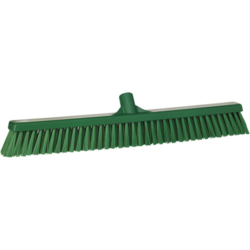Balai-brosse &agrave; soies combin&eacute;es, Crins Cors&eacute;/Fin, 24", Polyester, Vert Auto-Cam