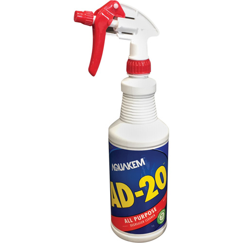 Nettoyant & d&eacute;graissant AD-20, Bouteille &agrave; g&acirc;chette Auto-Cam