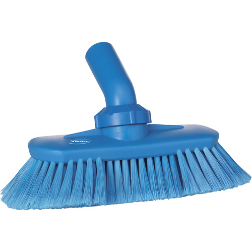Brosse de lavage aliment&eacute;e en eau et &agrave; angle r&eacute;glable, Soies Doux, Longueur de 9-1/4", Bleu Auto-Cam