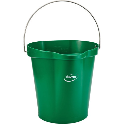 Seau pour l'hygi&egrave;ne des aliments, Vert, 3 gal. US Auto-Cam