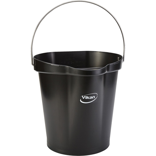 Food Hygiene Bucket, Black, 3 US gal. Auto-Cam