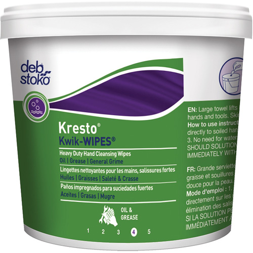 Kresto&reg; Kwik-Wipes&reg; Wipes, 130 Wipes, 12" x 10" Auto-Cam