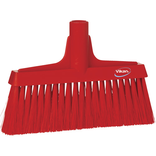 T&ecirc;te de balai droit, Crins Cors&eacute;/Fin, 10-1/4", Polyester, Rouge Auto-Cam
