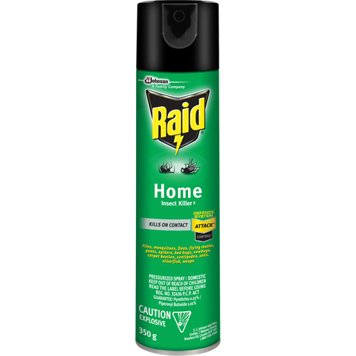 Raid&reg; Home Insect Killer, 350 g, Solvent Base Auto-Cam