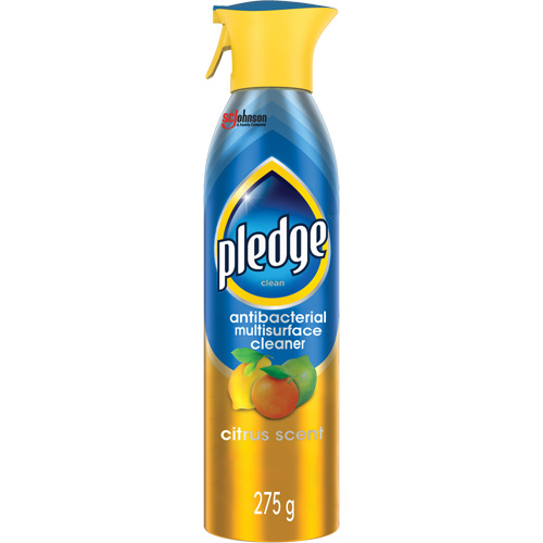 Pledge&reg; Multi Surface Cleaner & Disinfectant, 275 ml, Aerosol Can Auto-Cam