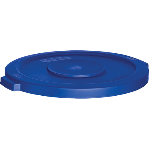 Couvercle pour contenant &agrave; d&eacute;chets, Couvercle plat, Plastique, Convient aux contenants 22" dia. Auto-Cam