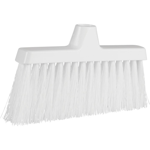 ColorCore Angle Head Broom, Medium Bristles, 10", Polypropylene, White Auto-Cam