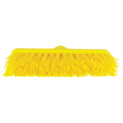 ColorCore Angle Head Broom, Medium Bristles, 10", Polypropylene, Yellow Auto-Cam