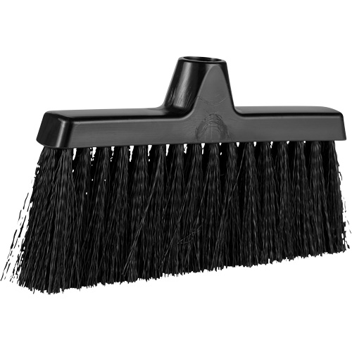 ColorCore Angle Head Broom, Medium Bristles, 10", Polypropylene, Black Auto-Cam