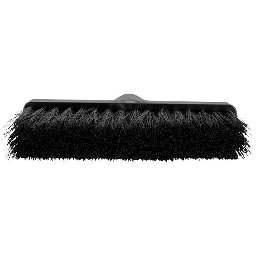 ColorCore Angle Head Broom, Medium Bristles, 10", Polypropylene, Black Auto-Cam
