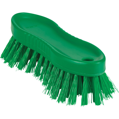ColorCore Hand Brush, Stiff Bristles, 6" Long, Green Auto-Cam