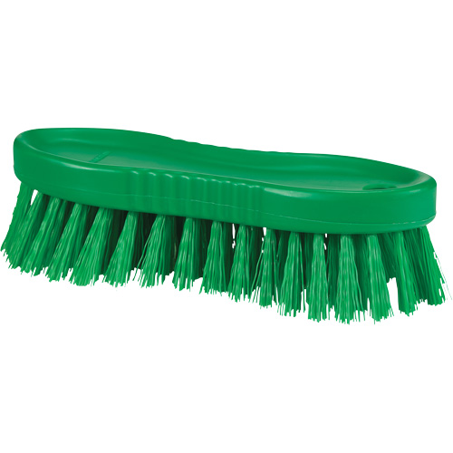 ColorCore Hand Brush, Stiff Bristles, 6" Long, Green Auto-Cam