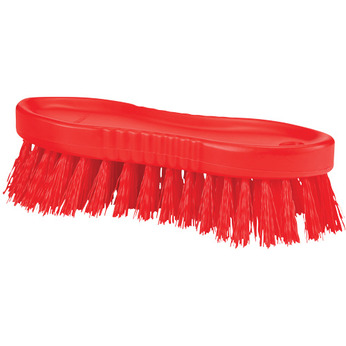 ColorCore Hand Brush, Stiff Bristles, 6" Long, Red Auto-Cam