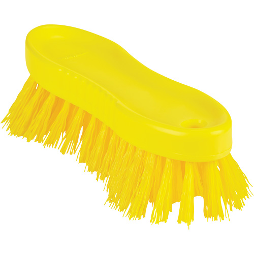 ColorCore Hand Brush, Stiff Bristles, 6" Long, Yellow Auto-Cam