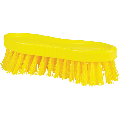 ColorCore Hand Brush, Stiff Bristles, 6" Long, Yellow Auto-Cam