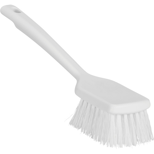 Brosse &agrave; manche court ColorCore, Soies Ferme, Longueur de 12", Blanc Auto-Cam