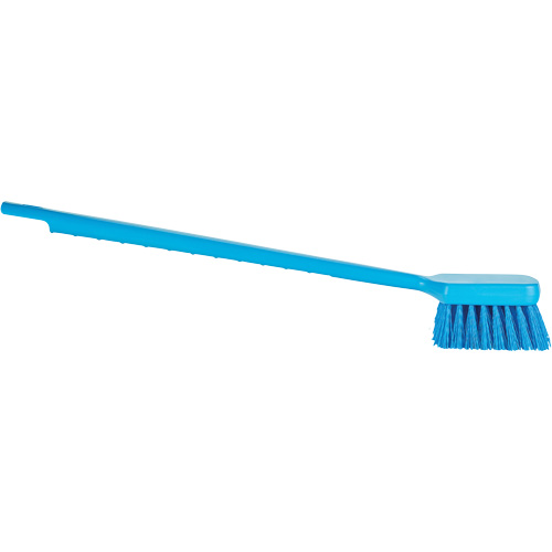 Brosse &agrave; manche long ColorCore, Soies Ferme, Longueur de 20", Bleu Auto-Cam