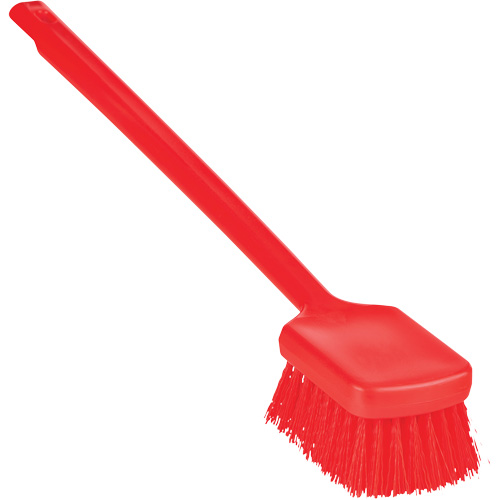 Brosse &agrave; manche long ColorCore, Soies Ferme, Longueur de 20", Rouge Auto-Cam