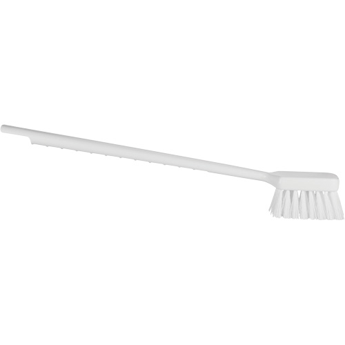 Brosse &agrave; manche long ColorCore, Soies Ferme, Longueur de 20", Blanc Auto-Cam