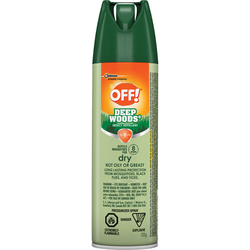 OFF! Deep Woods&reg; Insect Repellent, 25% DEET, Aerosol, 113 g Auto-Cam