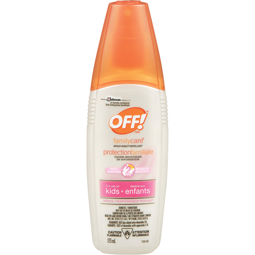 Insectifuge Off! Protection familiale &agrave; parfum de Fraîcheur tropicale, DEET &agrave; 5 %, Vaporisateur, 175 ml Auto-Cam