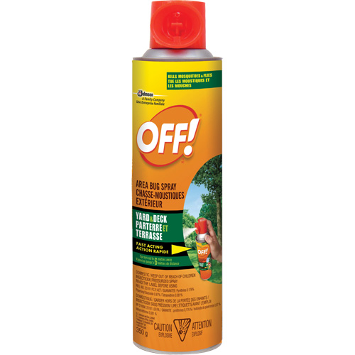 OFF! Area Bug Spray, DEET Free, Aerosol, 350 g Auto-Cam