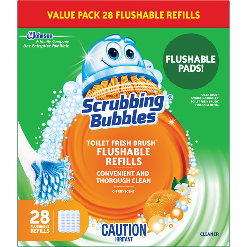 Scrubbing Bubbles&reg; Fresh Brush&reg; Toilet Brush Refills, Refill Auto-Cam