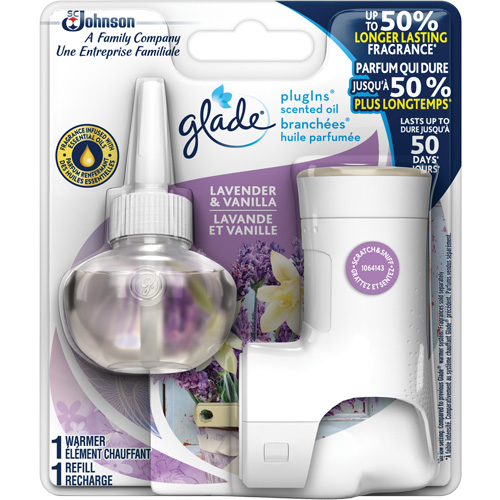 Trousse de d&eacute;marrage Glade Branch&eacute;es huile parfum&eacute;e Auto-Cam