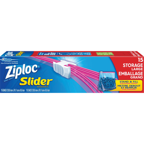 Ziploc&reg; Slider Freezer Bags Auto-Cam