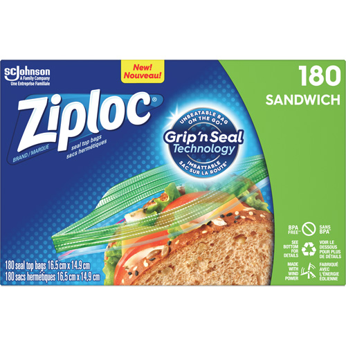 Sacs &agrave; sandwichs Ziploc Auto-Cam