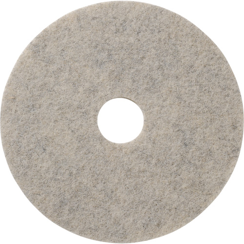 Combo Floor Pads, 19", Buffing/Burnishing, Beige Auto-Cam