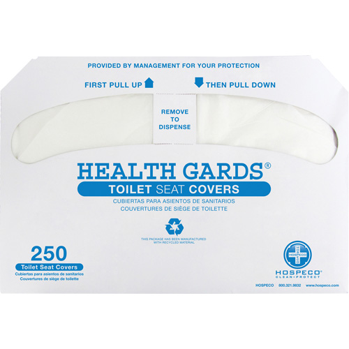 Health Gards&reg; Half-Fold Toilet Seat Covers Auto-Cam