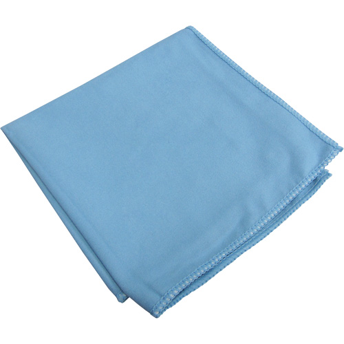 Specialty Glass & Mirror Suede Cloths, Microfibre, Blue Auto-Cam