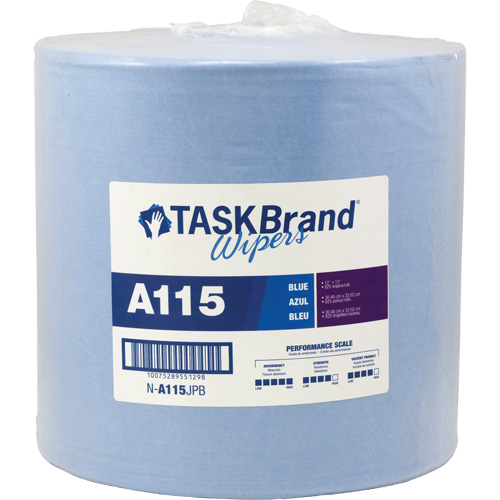 Chiffons &agrave; haut rendement A115 TaskBrand, Robuste, 13" lo x 12" la Auto-Cam