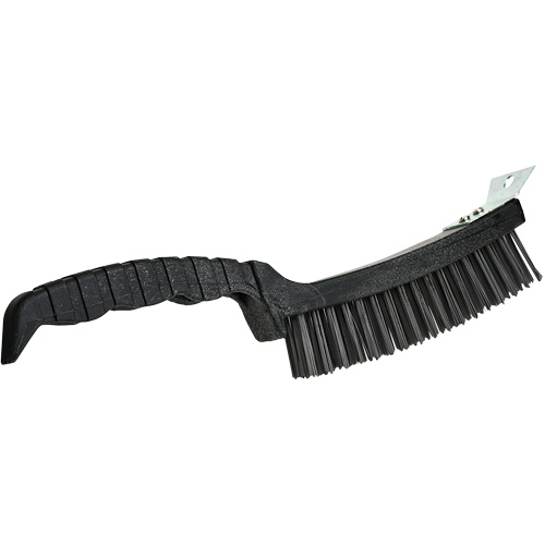 Brosse, Acier, 4 x 17 rangs de fils, Longueur 12" Auto-Cam