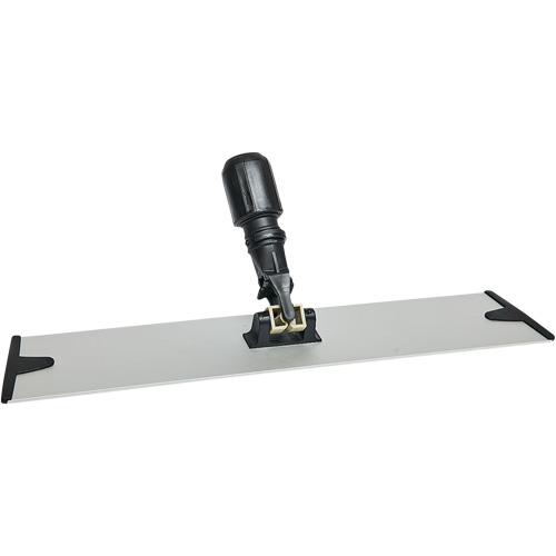 Support de vadrouille &agrave; &eacute;pousseter en microfibres &agrave; boucles et crochets, 18", Aluminium Auto-Cam