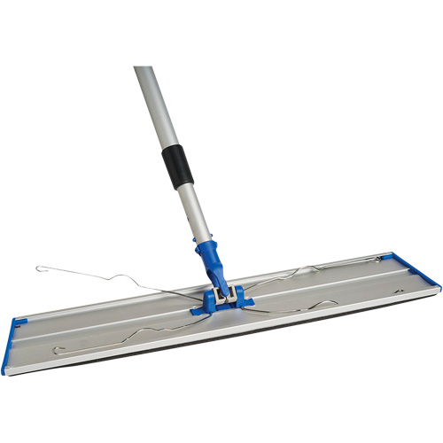Support de vadrouille &agrave; &eacute;pousseter Static Attack avec manche t&eacute;lescopique, 24", Aluminium Auto-Cam